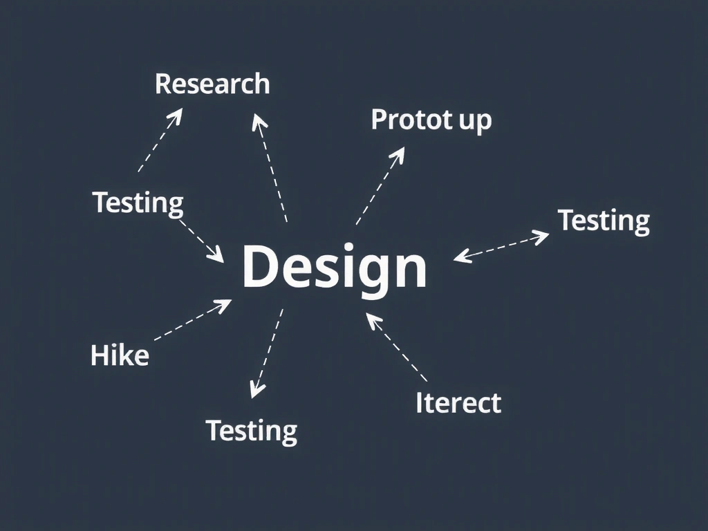 Abstract design concept visualizing workflow