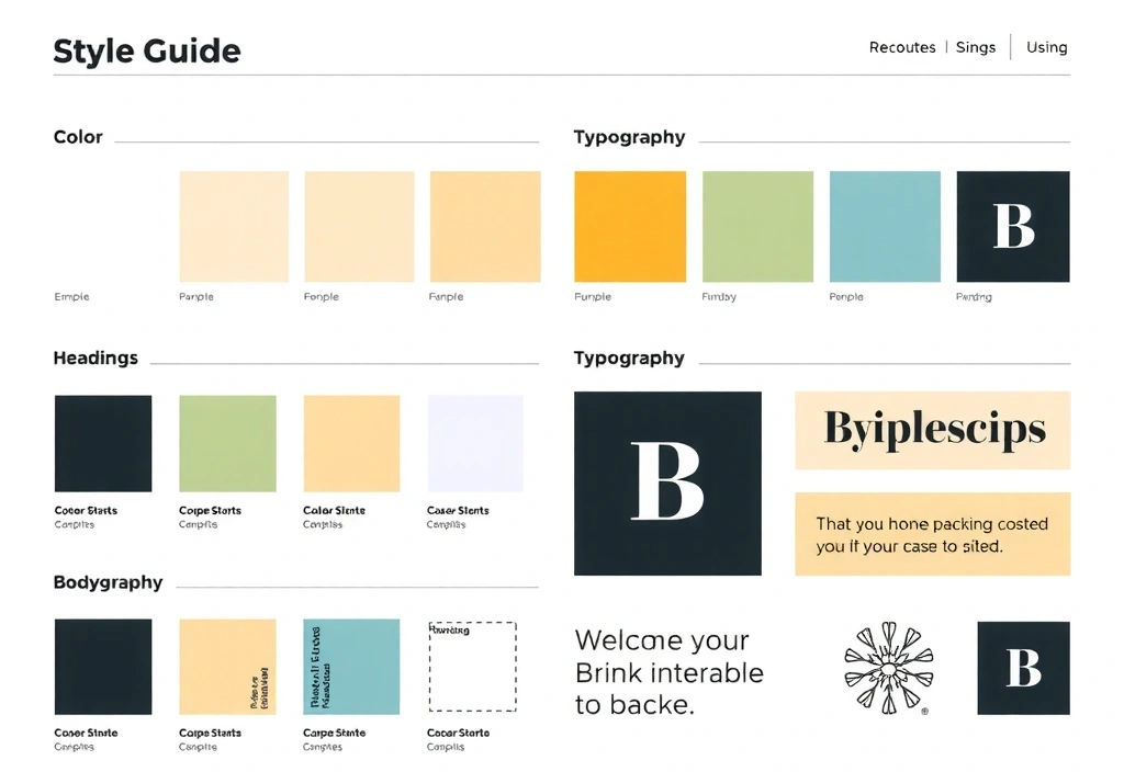 Branding Project 2 Style Guide Elements